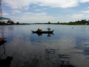 Vietnamese Refugees at Floating Village